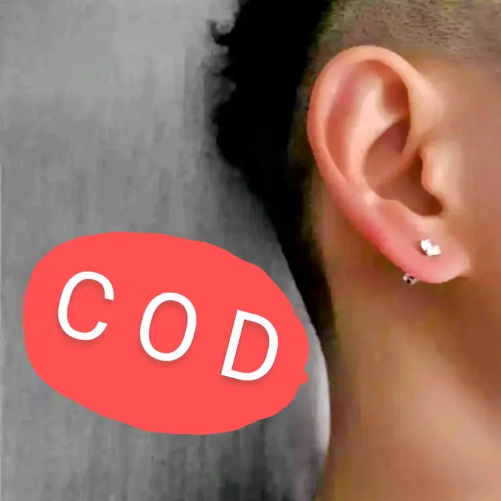 ANTING TINDIK PRIA DAN WANITA KEREN Silver 1