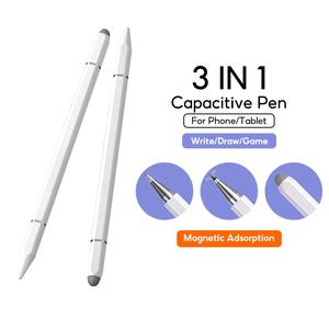 3 in 1 Capacitive Stylus Pen For Android iPad Matepad Phone Touch Screen Pencil