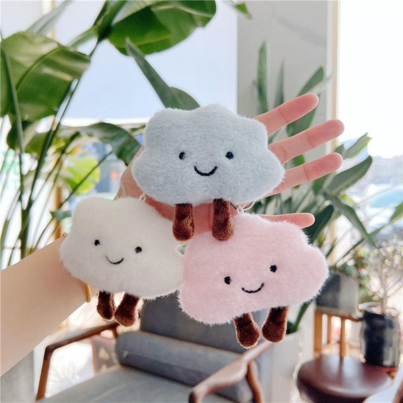 Mặt Dây Chuyền Đám Mây Nhồi Bông Dễ Thương, Viip, Đồ Chơi Nhồi Bông Mềm, Mặt Dây Chuyền Túi, Đồ Trang Trí Treo, Dây Chuyền Chìa Khóa Cặp Đôi, Phụ Kiện Túi 0