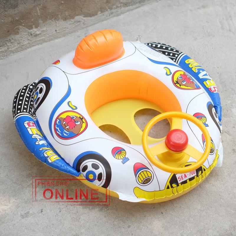 Product Introduction of Phao Bơi Trẻ Em Xỏ Chân Hình Thuyền Có Còi và Bánh Lái 15