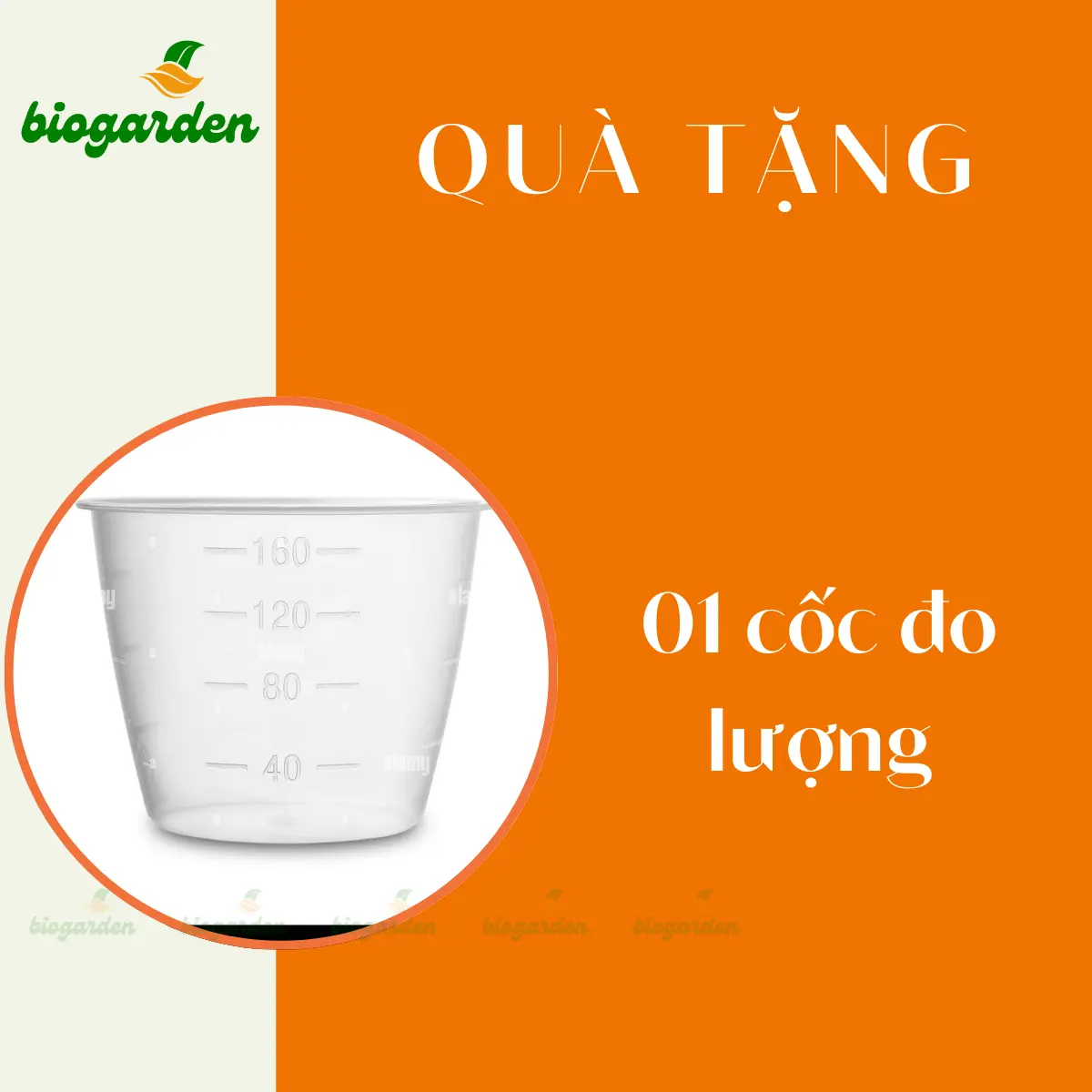 (Quà tặng) 01 Cốc Do Lượng - Ăn Chay -  Ăn Kiêng - Ăn Thực Dưỡng - BioGarden