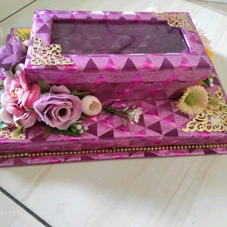 Tempat uang kotak seserahan pernikahan tunangan kado ulang tahun 2