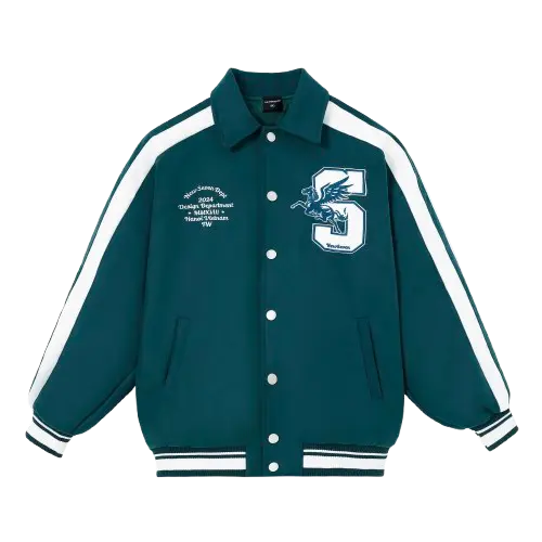 [XẢ KHO] Áo Khoác Varsity NEWSEVEN Mythical Steed Varsity AKVS.399 2