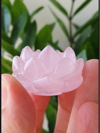 Hoa sen thạch anh trắng phong thuỷ.mang may mắn .tài lộc. Decor Decor Phòng 6