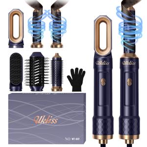 6 in 1 Negative Ionic Multi-stylers, 1 Set Multi-use Hair Dryer & Hair Curler & Hot Air Brush Set, Hair Styling Tool for Home & Salon Use