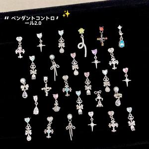 ペンダント十字架タイタンスチールピアスネジタイプ裏付ピアス骨ピアス