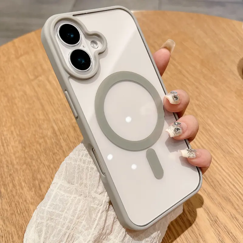 Matte HD Clear Acrylic Magnetic For Magsafe Phone Case For iPhone 16 15 14 Plus 13 12 mini 11 Pro XS Max XR Wireless Charge Capa