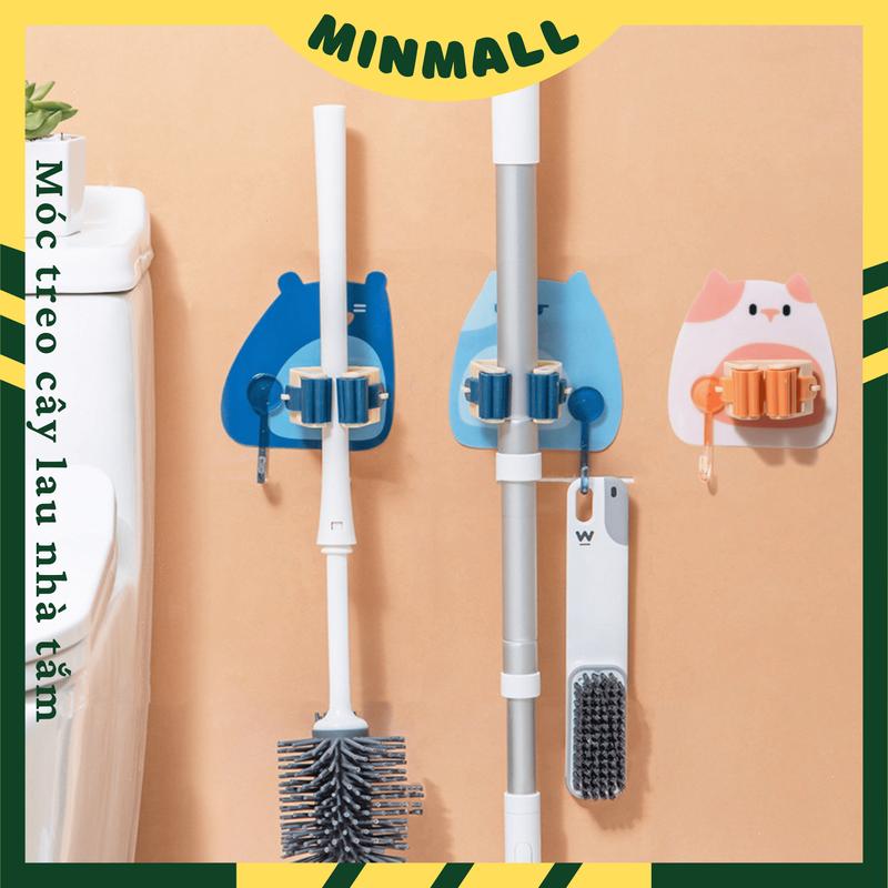 MÓC TREO CHỔI,TREO CÂY LAU NHÀ DÁN TƯỜNG HÌNH ĐỘNG VẬT