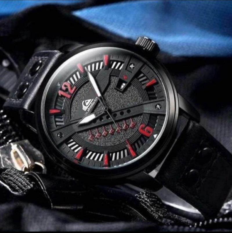 Product Introduction of Jam Tangan Pria dari Kulit Sapi Asli Anti Air Watches Hitam Coklat 3