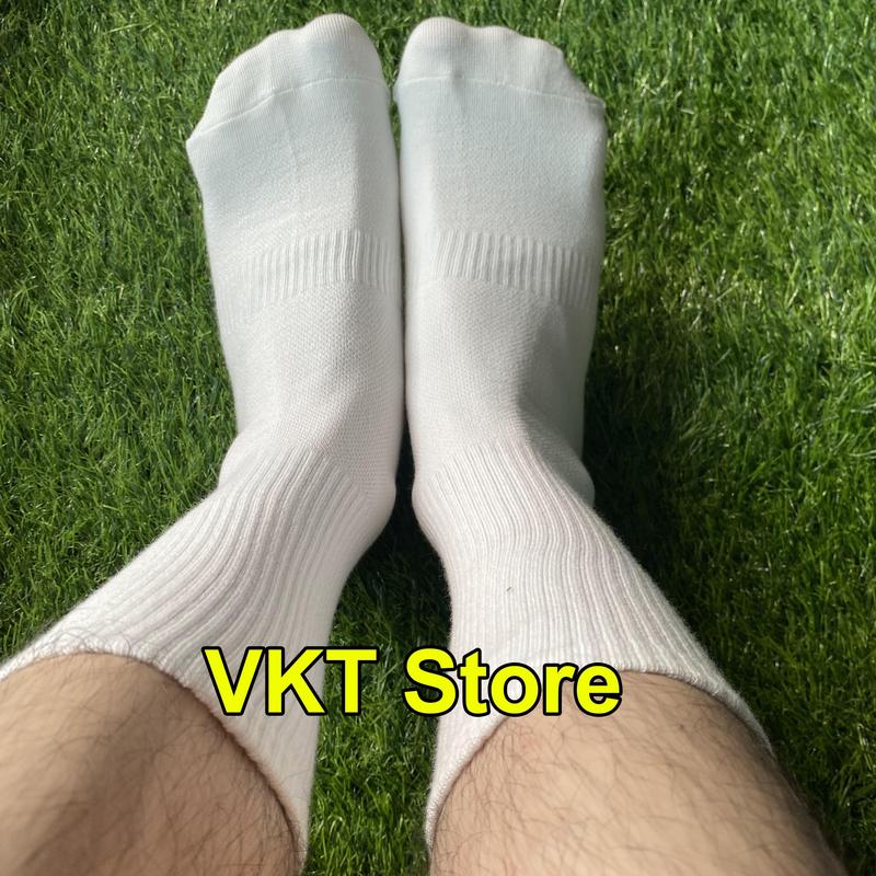 [VKT Store][SET 5-10 ĐÔI] Tất vớ thể thao cổ cao, trung, thấp nam nữ loại cao cấp có chun bàn chun cổ, lỗ thoáng khí bàn chân không hôi chân, dệt kim dày dặn VKT Store Cotton Sport Thun Yoga