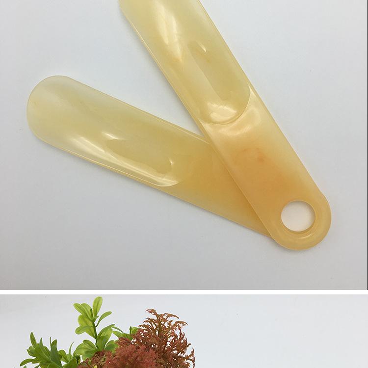 Product Introduction of Foldable Plastic Shoe Puller Can Carry Shoe Puller Pure Utility Translucent Fluid Pattern Small Shoe Puller 28