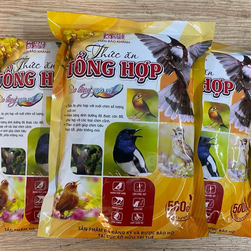 3 Gói Tổng Hợp HBK - Cám Tổng Hợp - Thức Ăn Chim Cảnh - Thương Hiệu Hiển Bảo Khánh