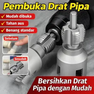 Alat Bor Ulir Presisi/ Pemotong Ulir Internal Dan Eksternal Pipa Air Terintegrasi/ Alat Pemotong Benang Listrik 4/6 Satu Bagian/Alat Pemotong Ulir Pipa Plastik PVC/Mata Bor Pembuat Ulir