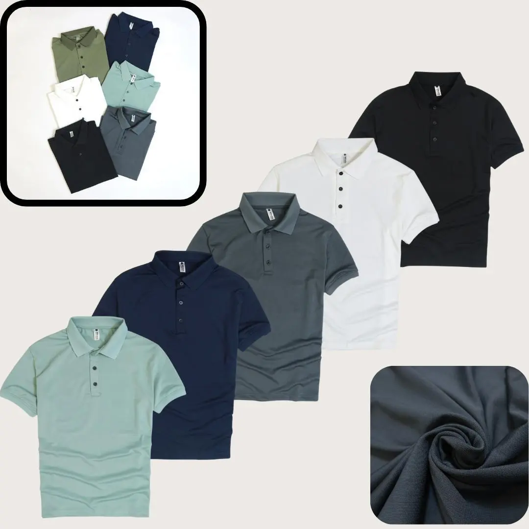 Combo 3 Áo Polo Nam Mikasa " BEST SELLER " Ngắn Tay Có Bo Tay Cổ Bẻ Menswera