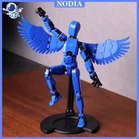 Gambar Nodia Toys Dummy 13 Action Figure / Joint Movable Action Figurines Lucky 13 / Boneka Robot / Dummy Titan 13 Action Figure / Mainan Transformasi Bergerak Multi-Sendi / Model Tubuh Manusia Cetak 3D / Dummy Bentuk Gerakan Sendi DIY/Boneka Transformasi Boneka - Blue Orange（+Wing） dari Nodia Toys Indonesia Kab. Tangerang 1 Tokopedia