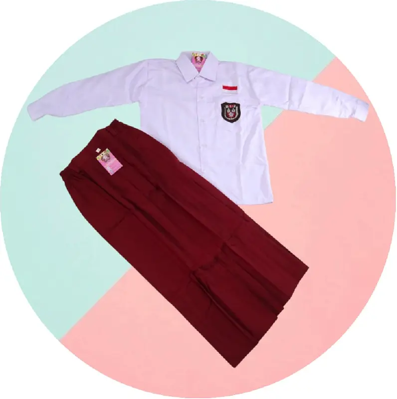 fullset seragam sekolah SD putri Baju Rok Fashion Fashion Anak 2