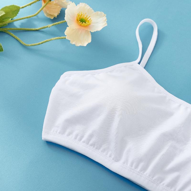 Product Introduction of [Hàng Việt Nam]Áo lót lá Cotton có mút không gọng cho bé gái sét áo Bra size đại từ 25 đến 65kg 25
