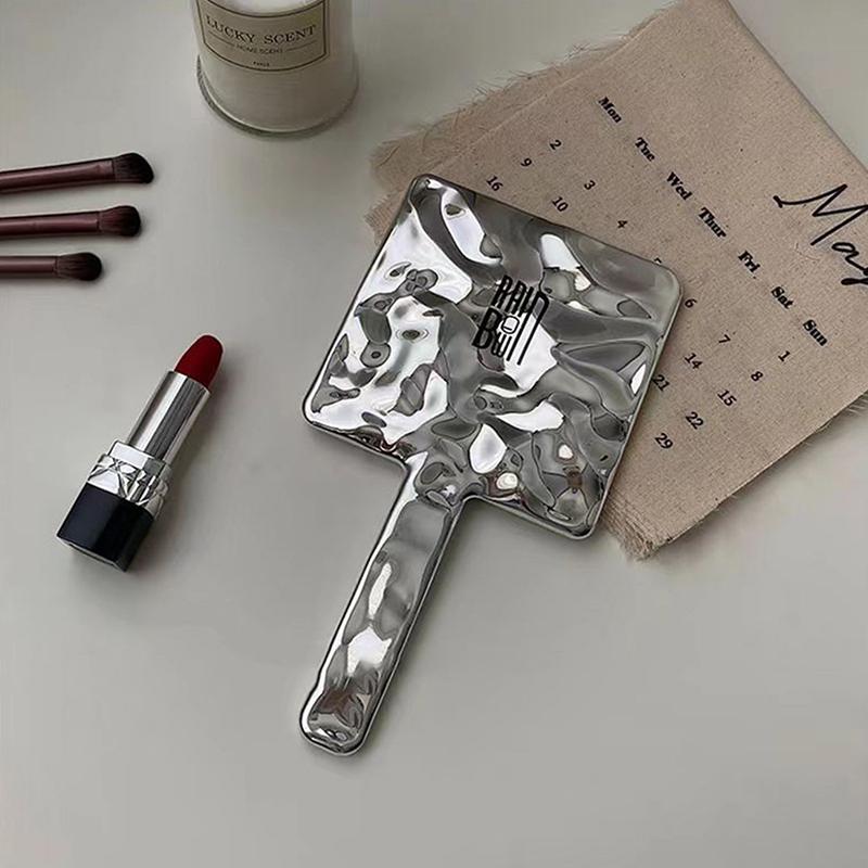 Product Introduction of Gương Trang Điểm Cầm Tay Cho Gia Đình, Gương Phong Cách Ins Retro, Di Động, Cho Nữ, Làm Đẹp 19