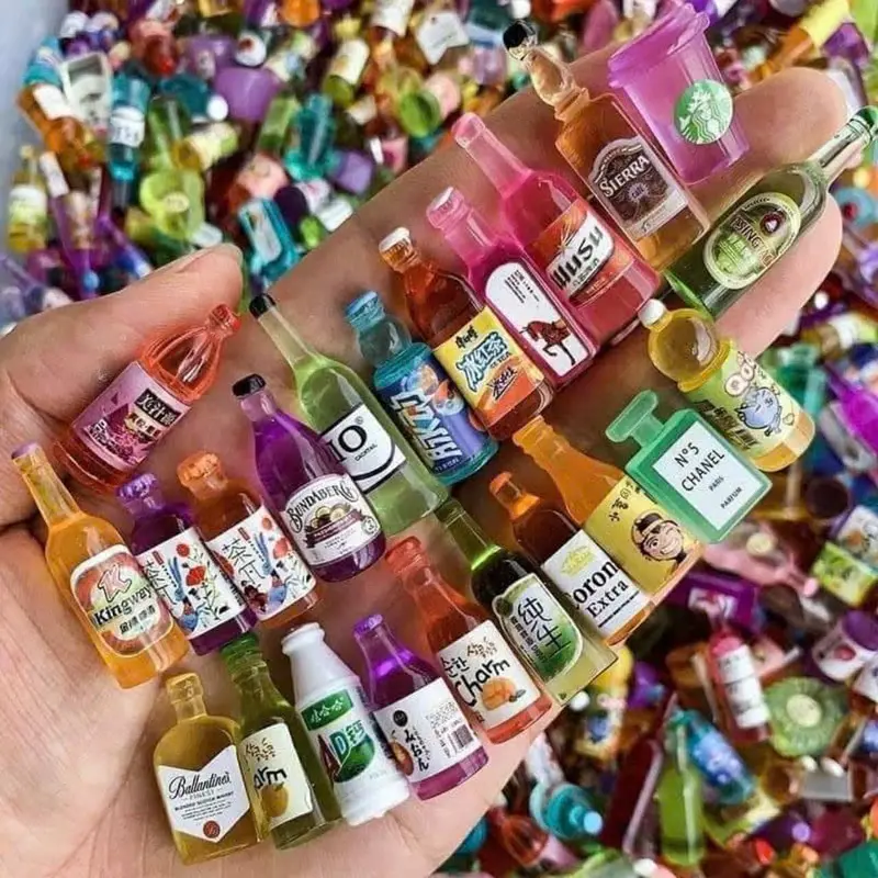 Set 50 túi mù mix ngẫu nhiên mini 2 - 3cm - túi nhân phẩm mix Vỏ Sò, Con Thú, Động Vật mini phát sáng hot trend tiktok douyin Decor phòng. 1