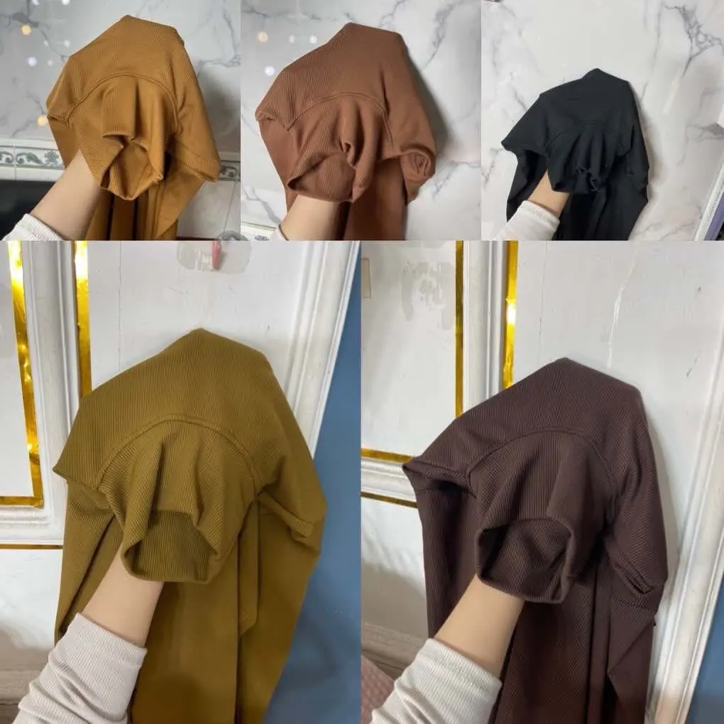 ÁO CỔ LỌ Ũ KEM ( SIZE2) GÂN TĂM LẠNH CỔ 7P ( SIZE 2 Free size 53 - 60kg ) 62-65kg GỌN NGUỜI ( TUỲ CHIỀU CAO ) Top Nữ Women