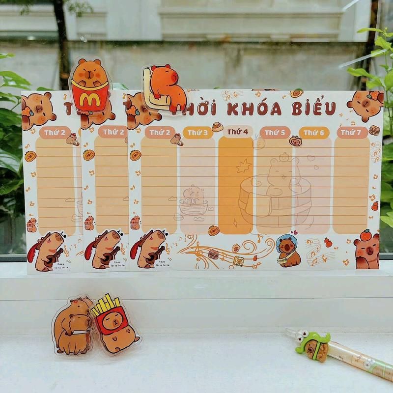 Thời khoá biểu môn học (nhiều mẫu) siêu cute 5