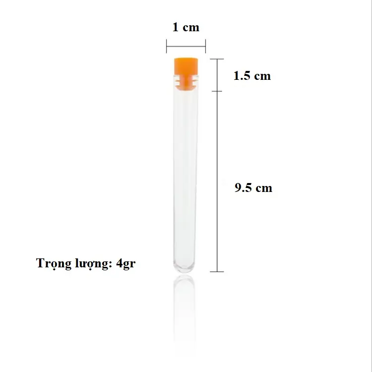Lọ nhựa trong suốt đựng kim khâu 0