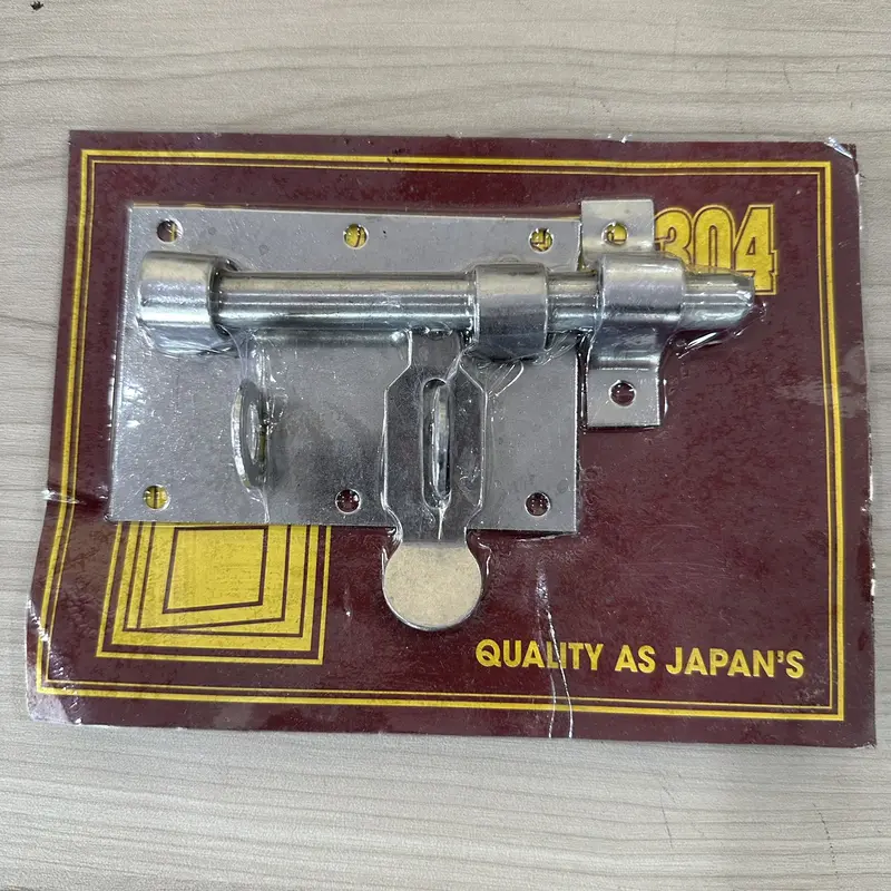 1 Cái Chốt khóa cửa inox 304, then gài cửa, chốt cửa cổng, khóa cửa cổng chống rỉ sét bền bỉ theo thời gian 4