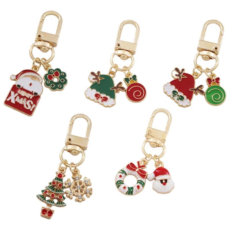 Christmas Keychain Xmas Gift Keyring for Adults Kids Girls Boys ...