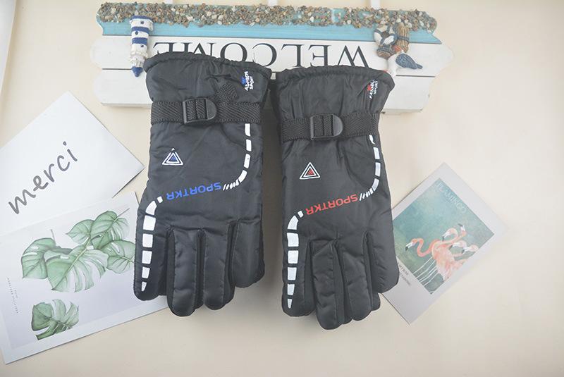Product Introduction of Winter Men Fleece Lined Gloves Thickened Waterproof Non-Slip Warm Motorcyclist Gloves for Outdoor Sports Riding Hiking Skating 9