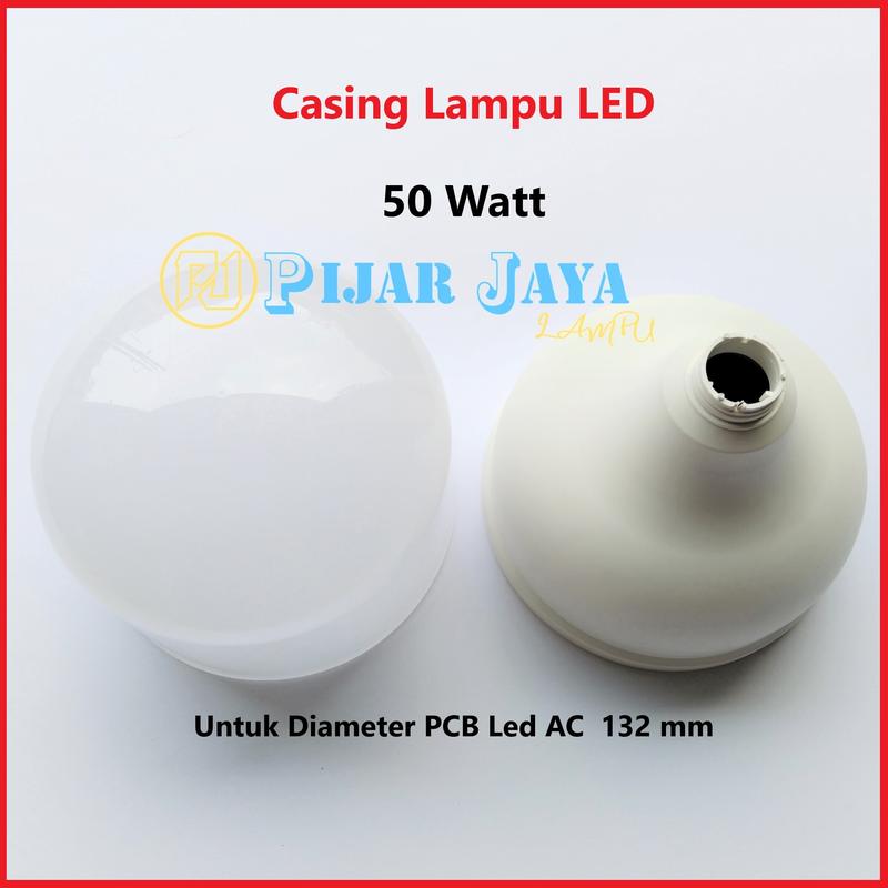 Casing Lampu LED 50 Watt D - 132MM Model Kapsul T-Bulb 50W - Shop ...
