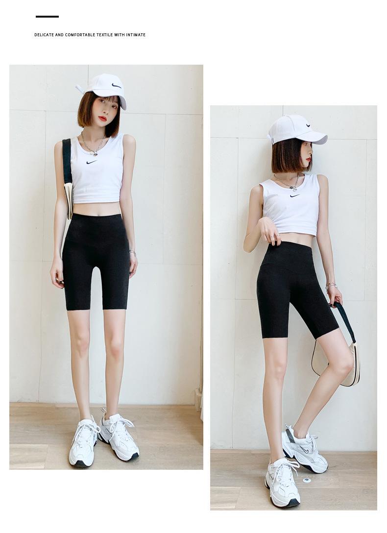Product Introduction of Shark Skin Leggings Shorts for Women, Summer Thin Five-Point Pants, Tight Cycling Barbie Pants, Stretch Yoga Shark Pants 16