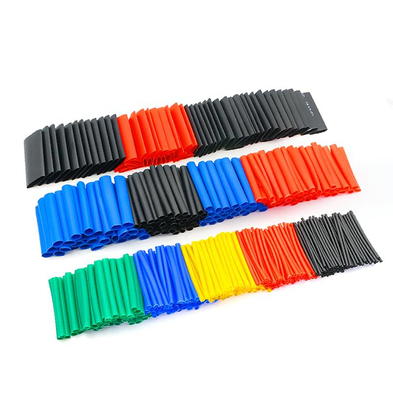 Spot Goods COD 530-580pcs Heat Shrink Tube 2:1 Thermoresistant Tubing Heat Shrink Wrapping Kit Electrical  Wire Cable Insulation Sleeving 1 Set 3