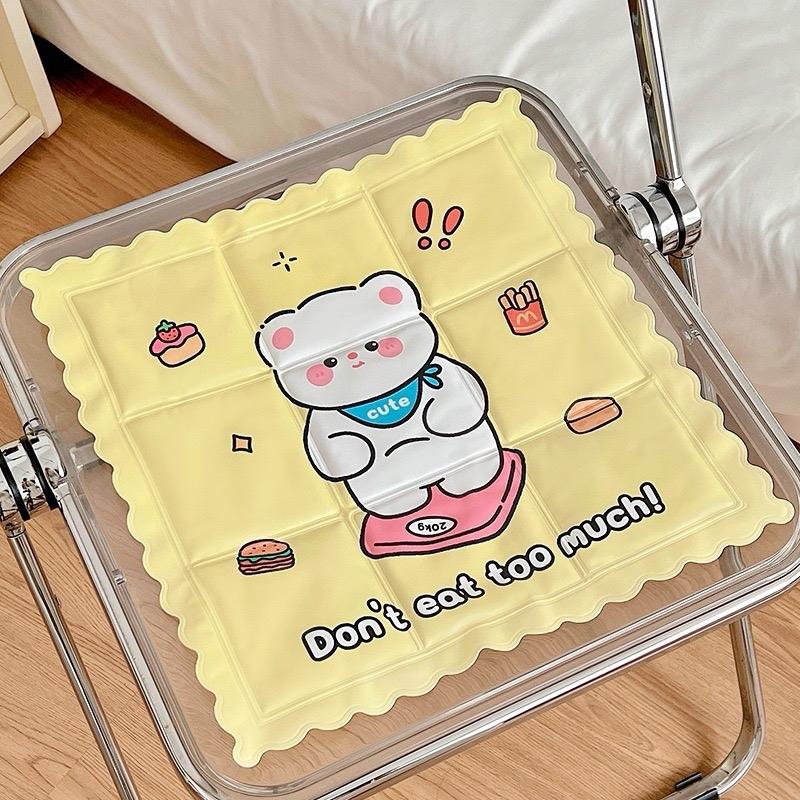  Nệm nước lót ghế văn phòng miếng lót ghế ngồi hình vuông mát lạnh khi ngồi giúp thoải mái 