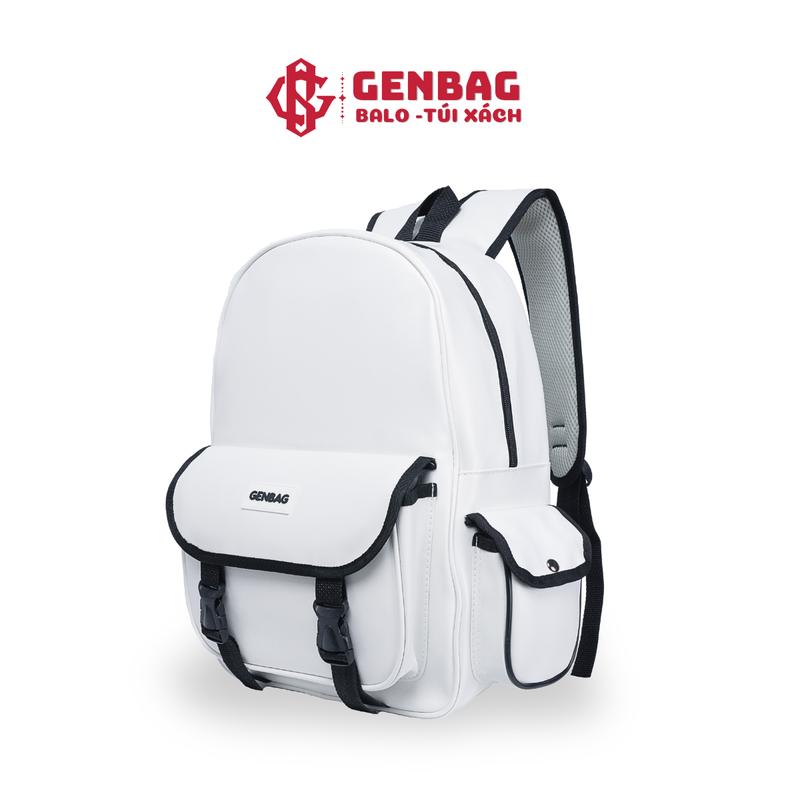 [LIVE] Balo da pu cao cấp GENBAG balo đi học đi chơi nắp gập nhỏ gọn đeo vai BL12
