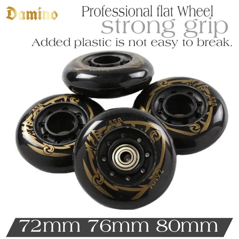 Roda sepatu roda_Roller skate wheels size 72,76,80mm professional ...