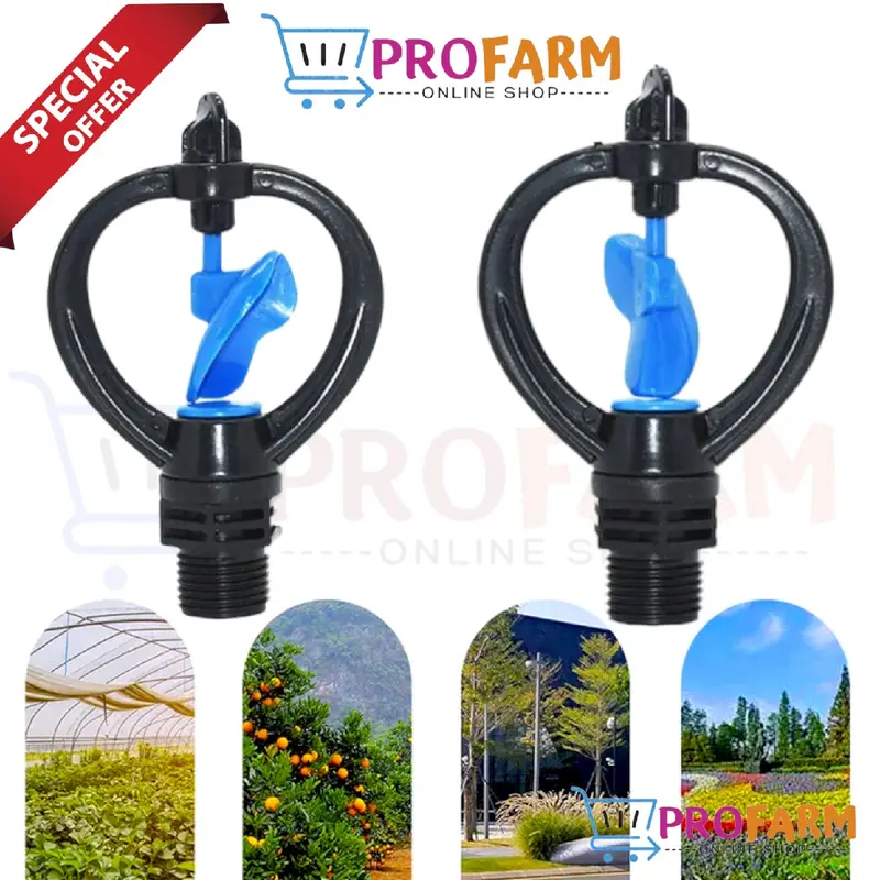 SPRINKLER PERTANIAN SPRINKLE SPRINGKLER TAMAN KEBUN DRAT LUAR 1/2" BUTTERFLY SISTEM IRIGASI KINCIR AIR  PROFARM 0