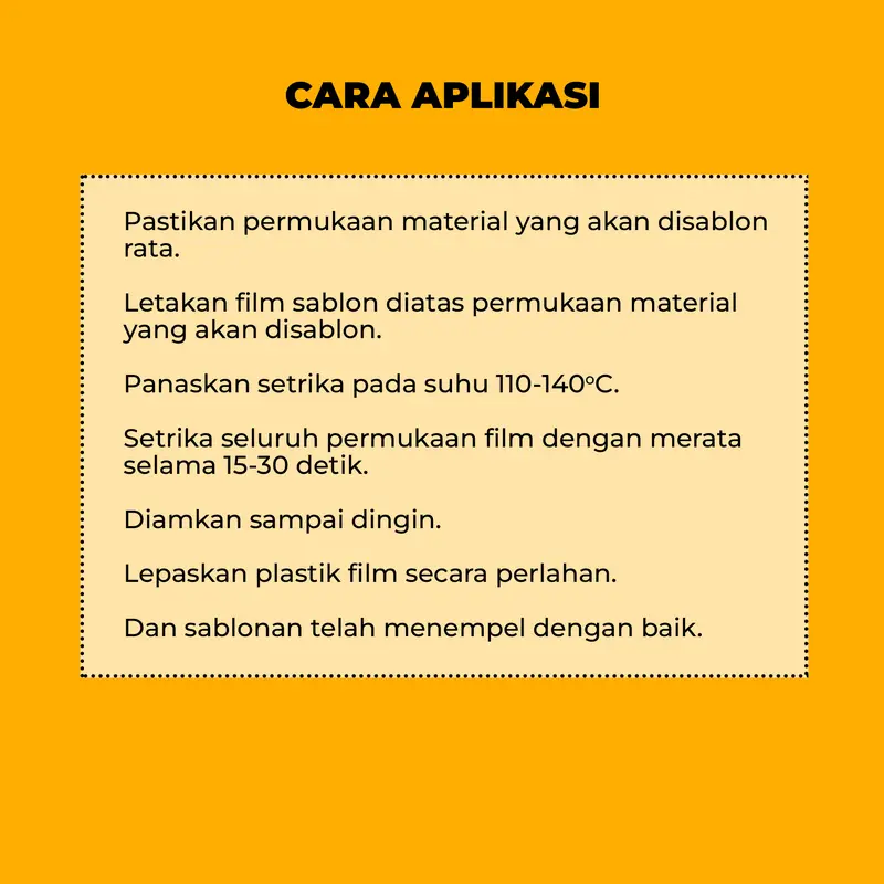 Sablon Custom Tinggal Setrika Design Bebas 1 Hari langsung kirim 3