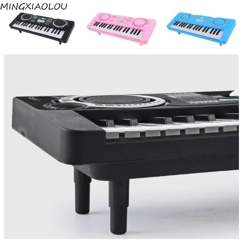 Đồ Chơi Nhạc Cụ Ánh Sáng, 37 Phím, Đàn Piano Điện Tử Cho Trẻ Em, Học Âm Nhạc, Đồ Chơi Bàn Phím Đàn Piano Màu Hồng, Đàn Organ Điện Tử, Đồ Chơi Giáo Dục Sớm 0