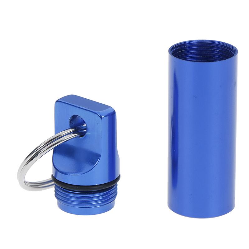 Product Introduction of Aluminum Emergency Seal Pills Box Waterproof Capsule Container Medicine Bottle 25