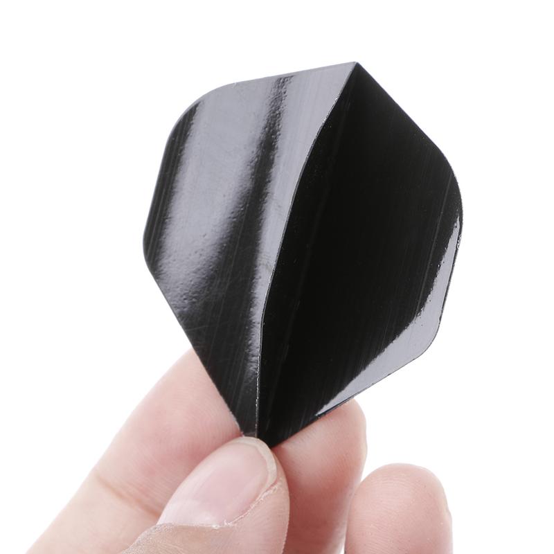 Product Introduction of 30 Pcs High Quality Simple Pure Black PET Dart Flights 34