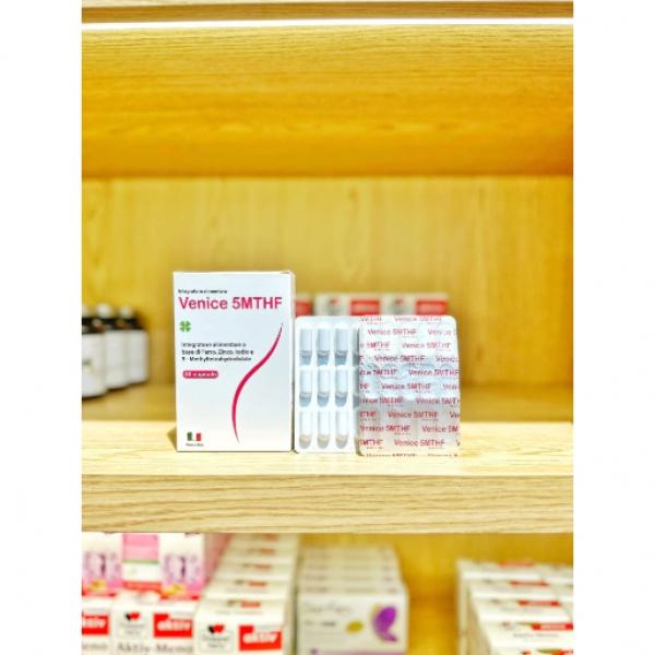 Venice 5-MTHF - Bổ Sung Folate, Ngăn Dị Tật Thai Nhi (Hộp 30 Viên) 2