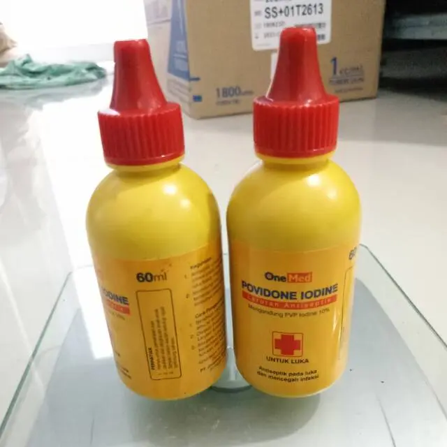 Onemed Povidone Iodine Ecodine 60 ml Obat Merah Antiseptik 60ml 0