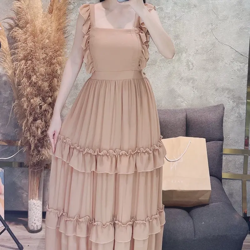 Đầm Voan Cánh Tiên Bèo 2 Tùng Women - Nữ 2