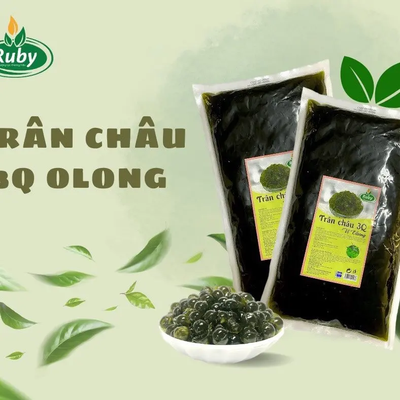 Chân Châu 3Q ĐỦ MÀU ĐỦ VỊ LOẠI MỚI GÓI 2KG -BẾP TRÀ SỮA SÓC KUN Topping 4