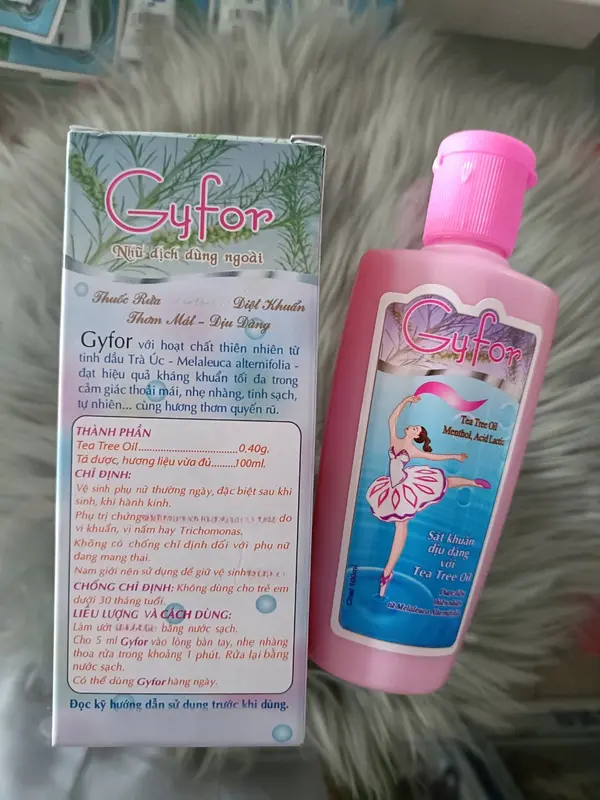 Dung Dịch Vệ Sinh Gyfor Nhũ Dịch Giúp Sạch Kháng Khuẩn Khử Mùi Chai 100ml 1