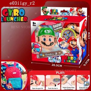 Hot Selling Toy Disassembly Mario Pendant Decoration Whirlwind Gyro Set