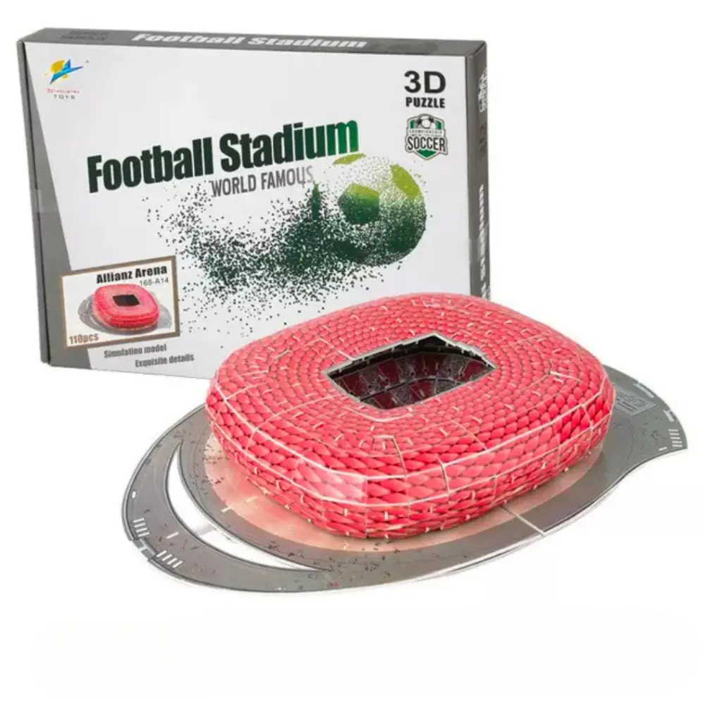 Koleksi Miniature Lapangan Bola / Football Stadium Craft 3D Stereo Puzzle Hype M90