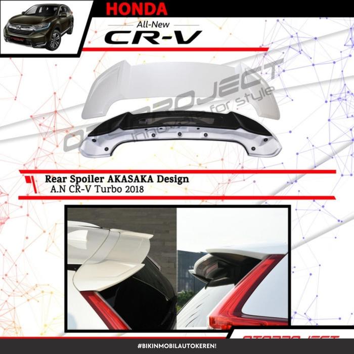 Gambar REAR SPOILER AKASAKA DESIGN HONDA ALL NEW CRV TURBO 2018 dari Otoproject Kab. Tangerang Tokopedia