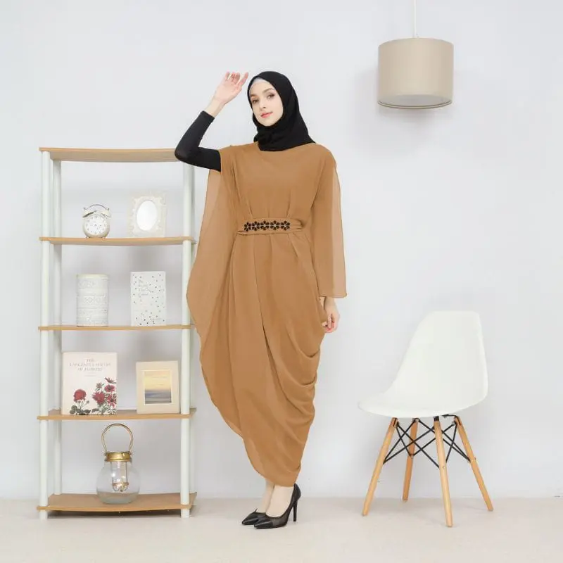 Outer kaftan Rinjani Sabrina Untuk Atasan Kondangan Wanita Lebaran Hari Raya Kafftan Remaja Kekinian Kaftan Isyana Liliy 0