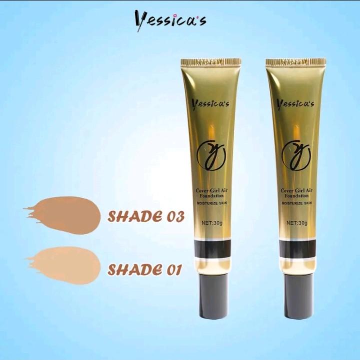 FYC- Jesica's Waterproof Foundation Cover Girl Air Moisturize Skin Tahan Lama 8